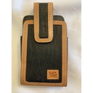 Tony Lama Boots Genuine Leather Belt Clip Cell Phone Holder